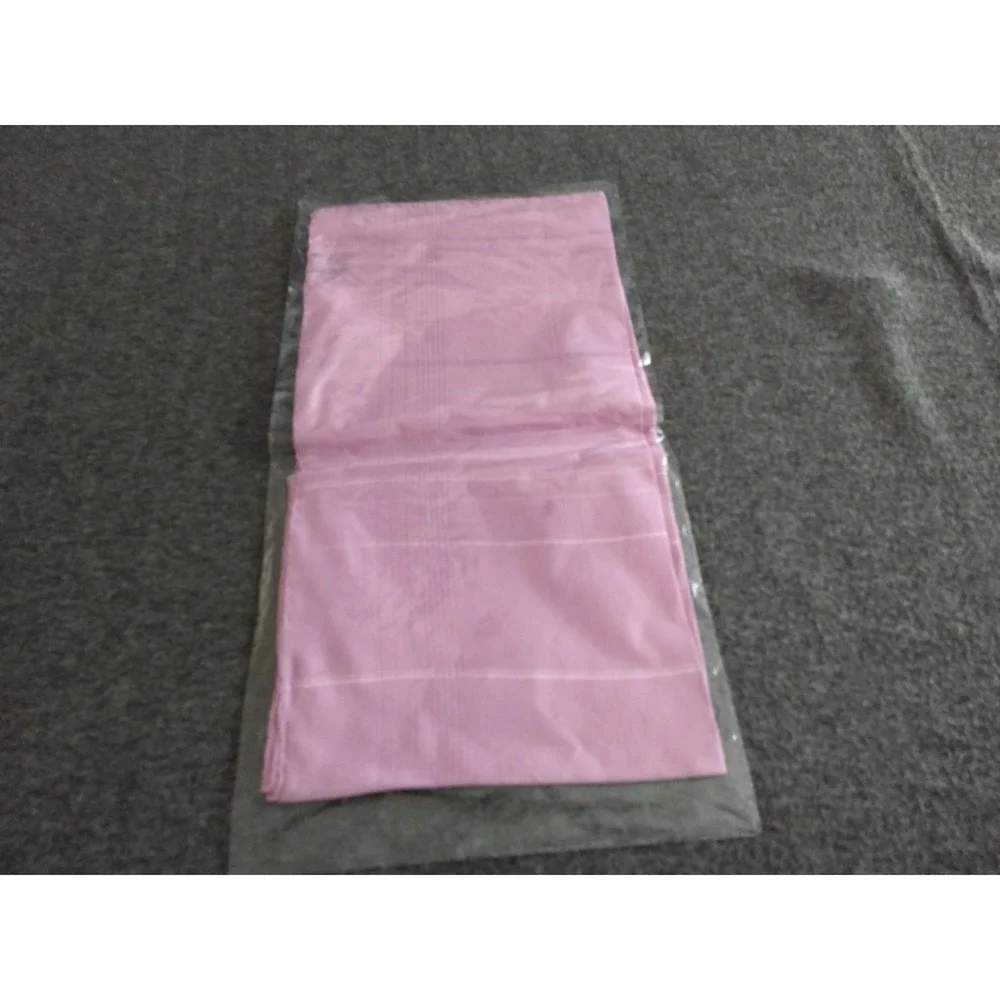 Fer-Gio Como Pure Silk Scarf ITALY Lavender / Soft Pink Rolled Hem 33.5